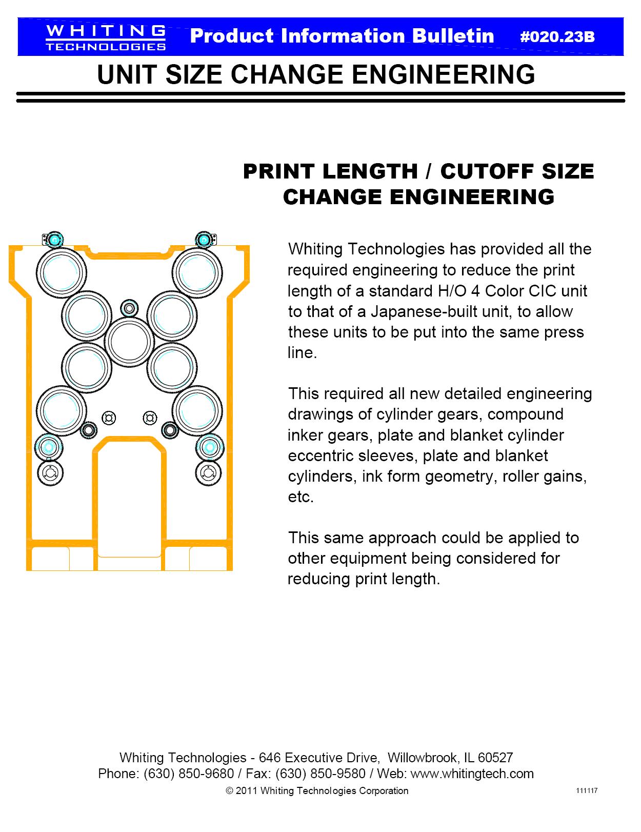 Unit Size Change